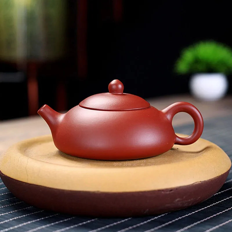 150ml Tradition Raw Ore Purple Clay Teapot Chinese Yixing Stone Scoop Tea Pot Home Antique Filter Kettle Tea Set Accessories