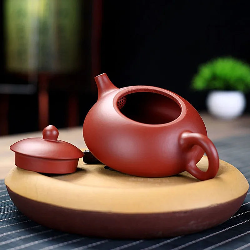 150ml Tradition Raw Ore Purple Clay Teapot Chinese Yixing Stone Scoop Tea Pot Home Antique Filter Kettle Tea Set Accessories