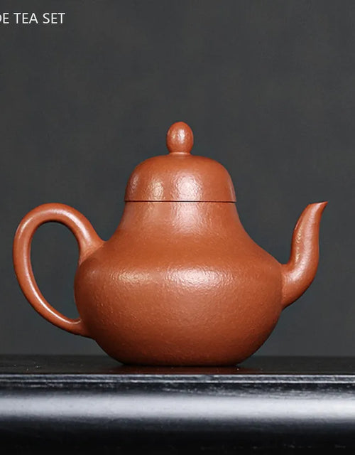 160ml Tradition Yixing Purple Clay Teapot Raw Ore Zhu Mud Filter Teapot Custom Chinese Zisha Tea Infuser Handmade Beauty Teaware