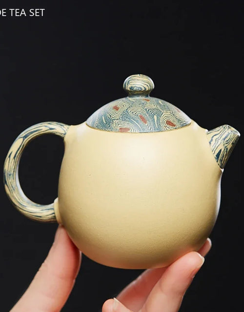 180ml Boutique Yixing Purple Clay Teapot Tradition Section Mud Beauty Tea Pot Handmade Filter Tea Infuser Customized Teaware