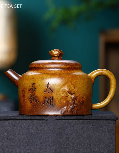 200ml Yixing Purple Clay Teapot Tradition Ball Hole Filter Kettle Chinese Zisha Beauty Tea Infuser Custom Tea Ceremony Gifts