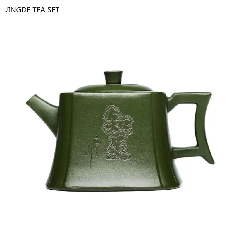 240ml High Quality Yixing Purple Clay Teapot Boutique Green Mud Beauty Kettle Handmade Filter Tea Infuser Custom Zisha Tea Set