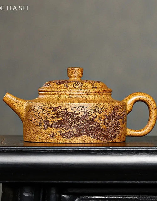 240ml Tradition Section Mud Filter Teapot Master Handmade Yixing Purple Clay Tea Pot Custom Tea Accessories Zisha Tea Set