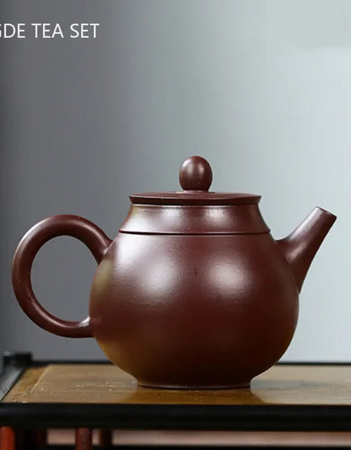 Creative Yixing Purple Clay Teapot Master Handmade Zhu Mud Teapot Home Filter Beauty Tea Maker Chinese Zisha Tea Sets 150ml