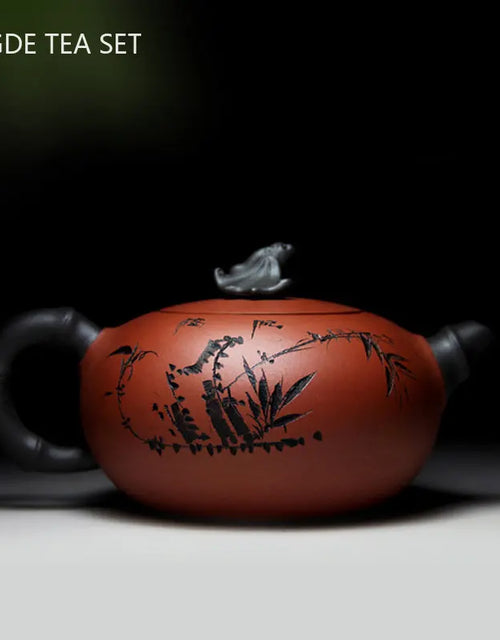 Exquisite Yixing Purple Clay Teapot Handmade Raw Ore Beauty Pot Household Zisha Tea Infuser Chinese Tea Ceremony Supplies 350ml