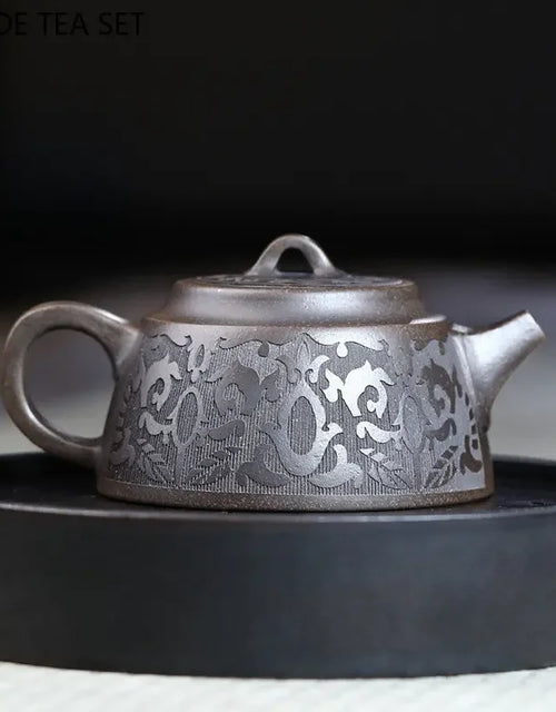 Retro Yixing Purple Clay Teapot Handmade Raw Ore Tea Set Zisha Filter Beauty Tea Infuser Tradition Chinese Teaware 230ml