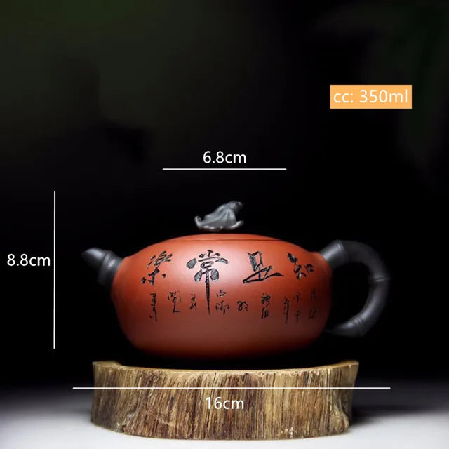 Exquisite Yixing Purple Clay Teapot Handmade Raw Ore Beauty Pot Household Zisha Tea Infuser Chinese Tea Ceremony Supplies 350ml